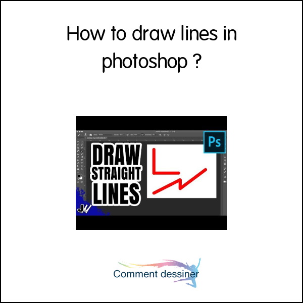 How to draw lines in photoshop